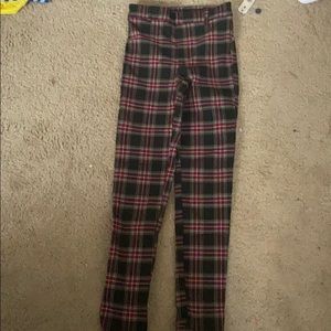 Garage plaid pants
